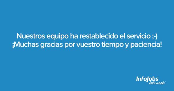 RT @InfoJobs: Al igual que nosotros, si la web se…